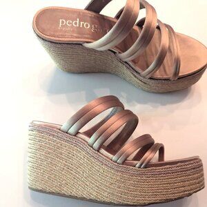 Pedro Garcia satin espadrille